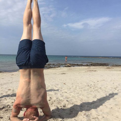 Gay Yoga Tour Italy Beach