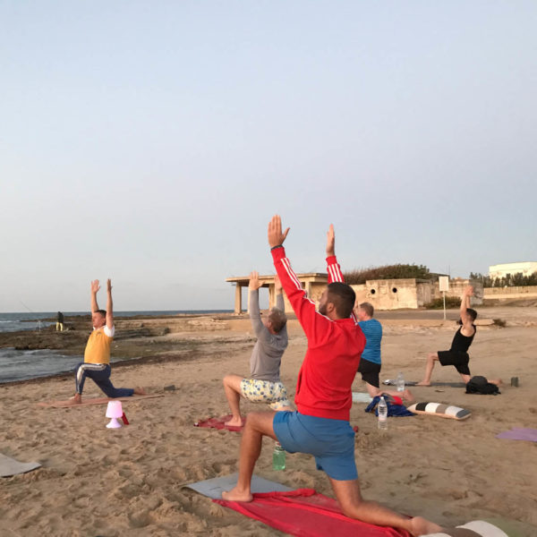 Gay Yoga Holiday Evening Beach