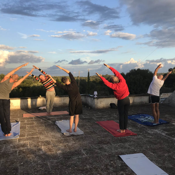 Gay Yoga Holiday Rooftop Practice