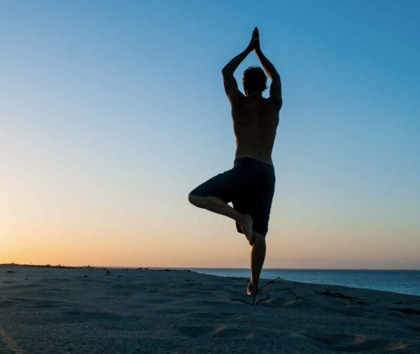 Gay Yoga Tour Italy Pose