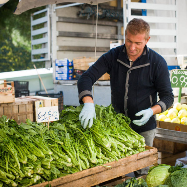 Ostuni food market, Ostuni, Puglia, Italy