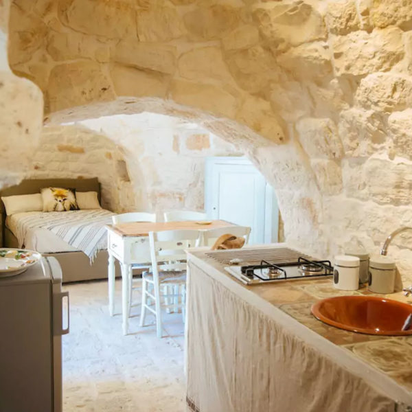 Gay foodies tour exclusive Masseria bedroom