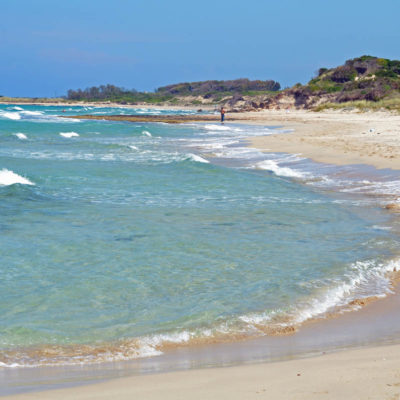 Beach at Torre Guaceto, Puglia, Italy