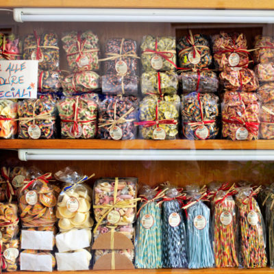 Lecce pasta shop Apulia, Italy