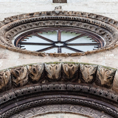 Antique church located in grottaglie, italy